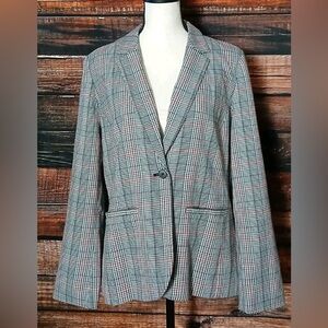 GAP Women's Classic Checkered Blazer Size 12